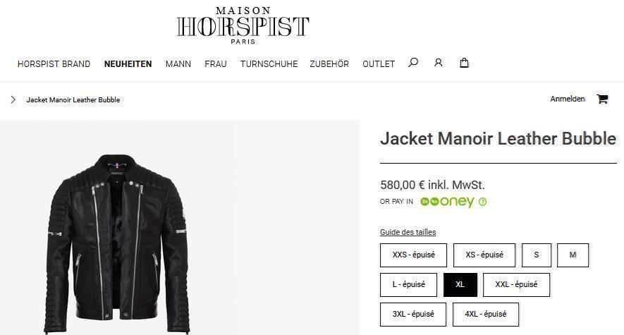 Giacche: Jacke / Veste Horspist Luxury .S – Usato da Collonges venduto da Auganien 2