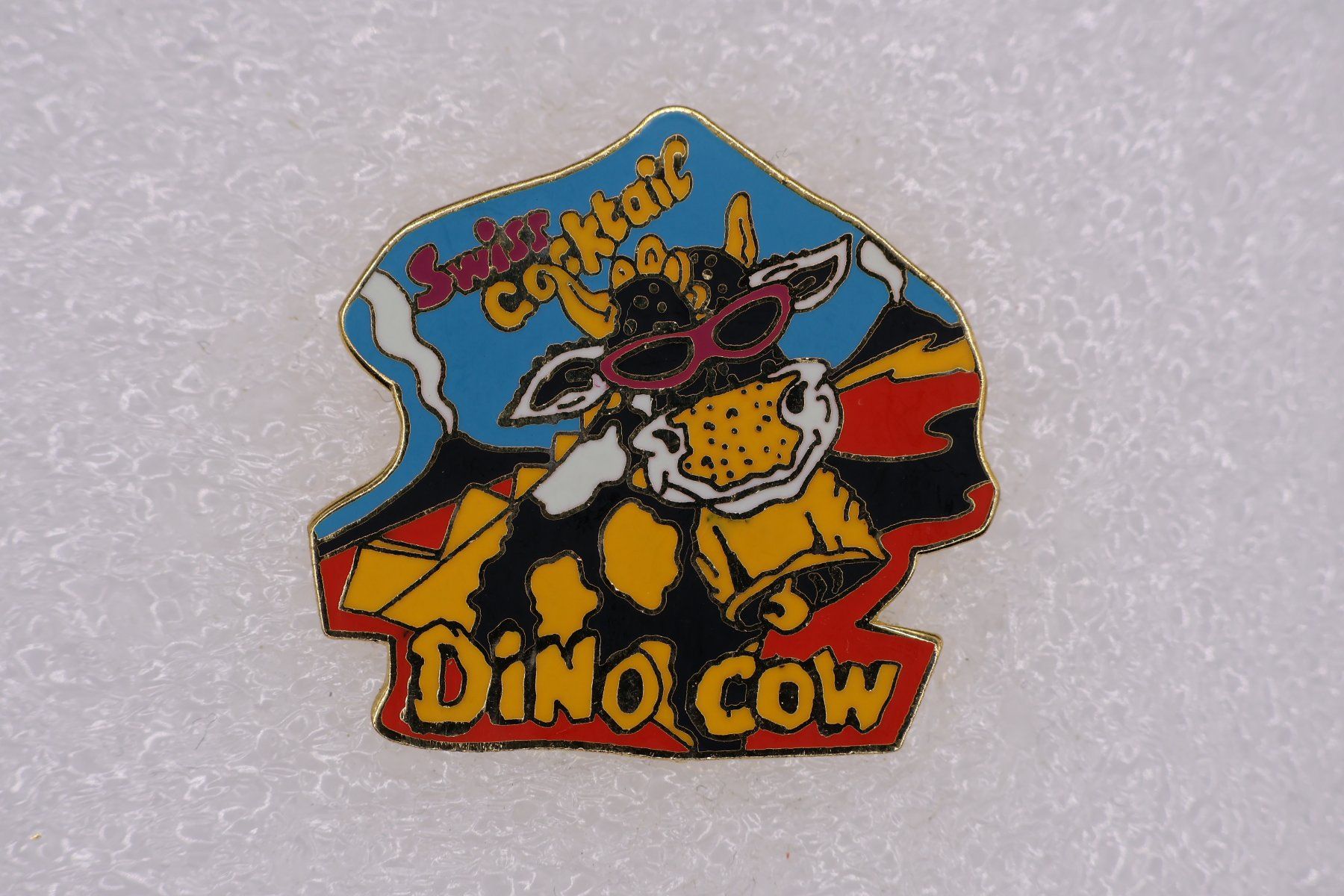 Placchette & Badge: KUH   Dino Cow – Usato da Winterthur venduto da Sammleroase