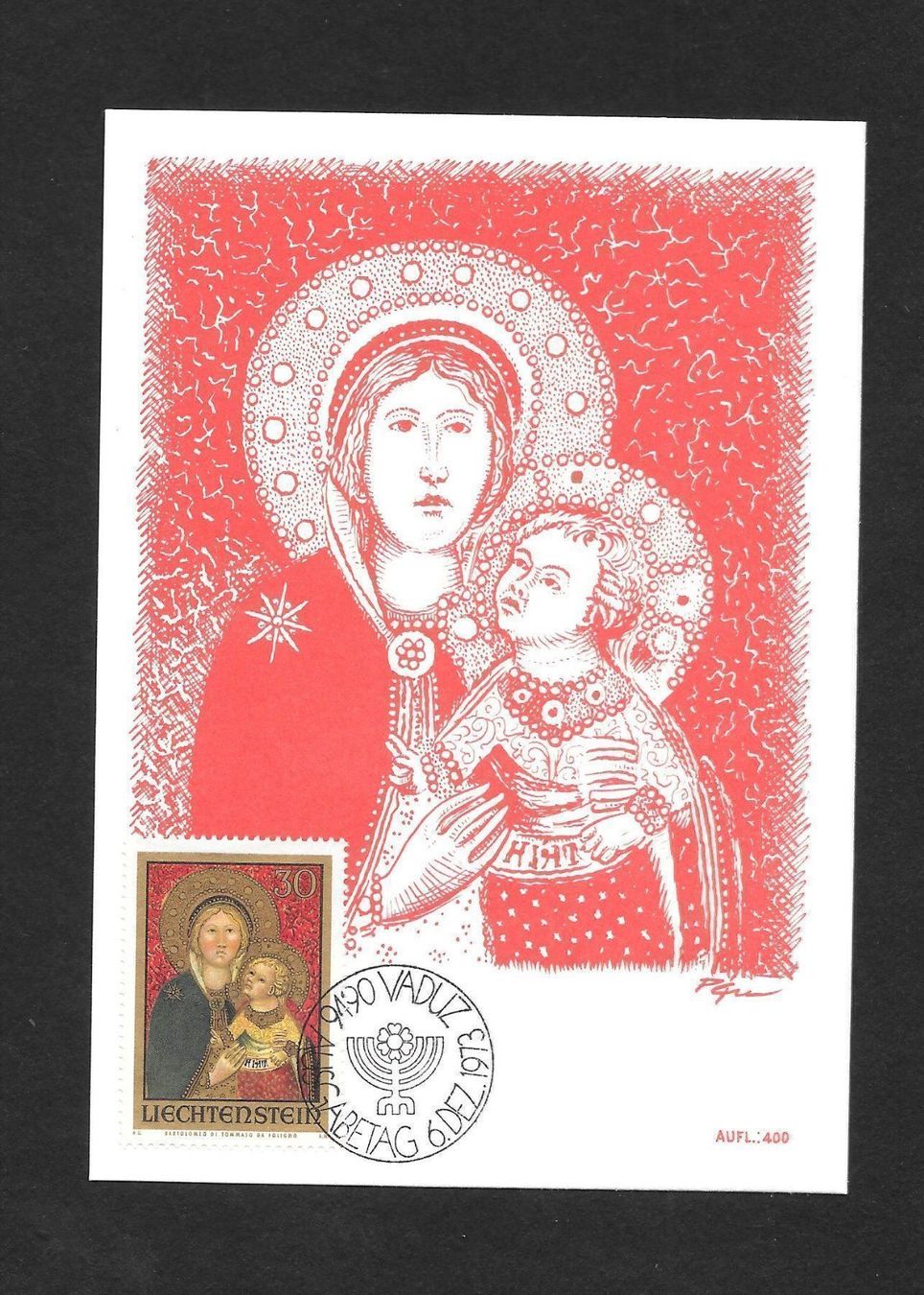 Alle Briefmarken: Liechtenstein Pén Maximumkarte 535 ET 6.12.1973 – Neu (gemäss Beschreibung) aus Olten von clotaldi