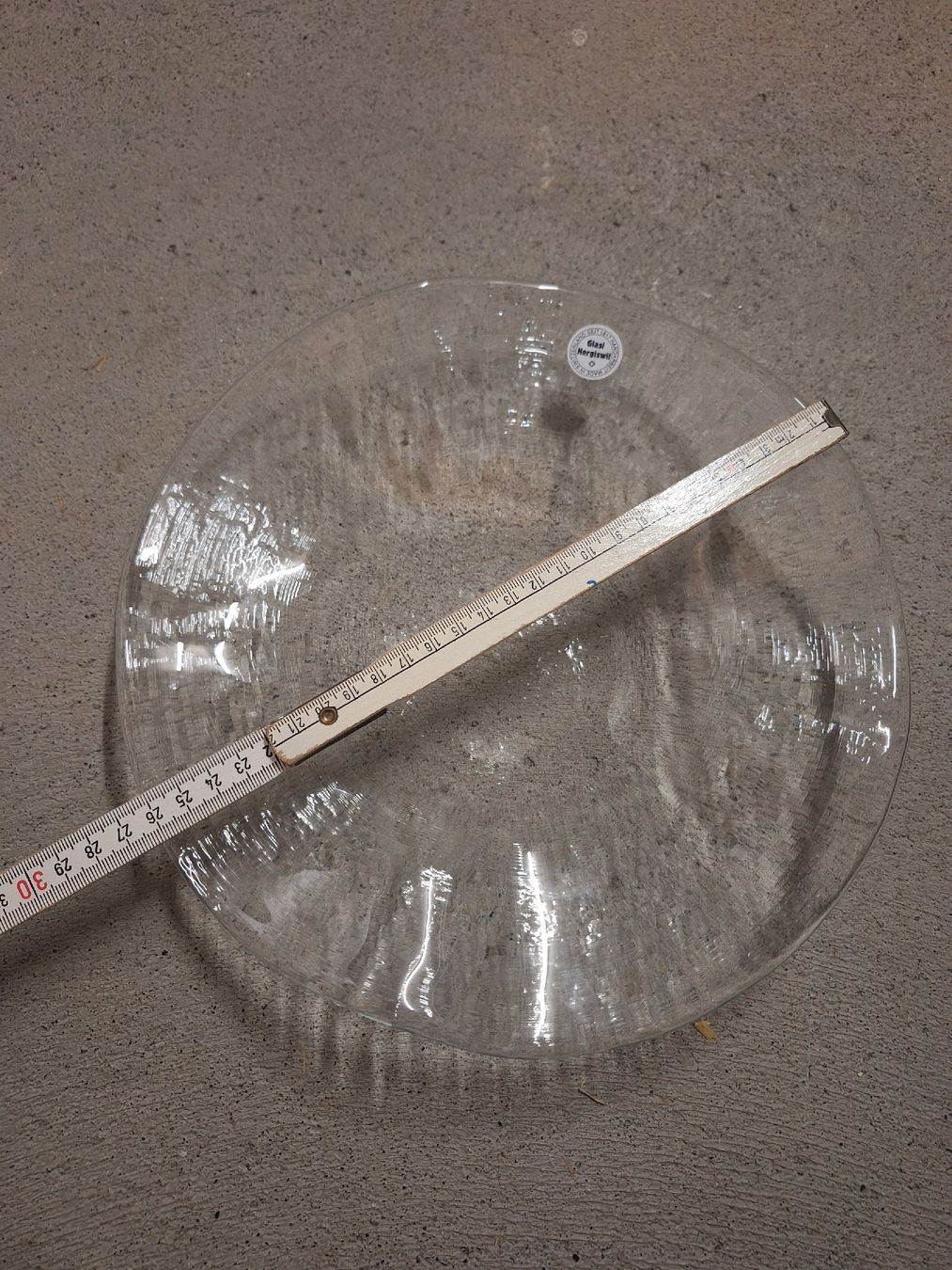 Glasi Hergiswil Schalen: Glas Schale, Glasi Hergiswil  – Gebraucht aus Brittnau von Norge77 1