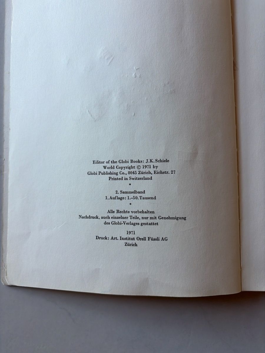 Livres: Globis, so ein Lausbub, 1. Auflage 1971 – D'occasion à Weiningen ZH par plipp_90 2