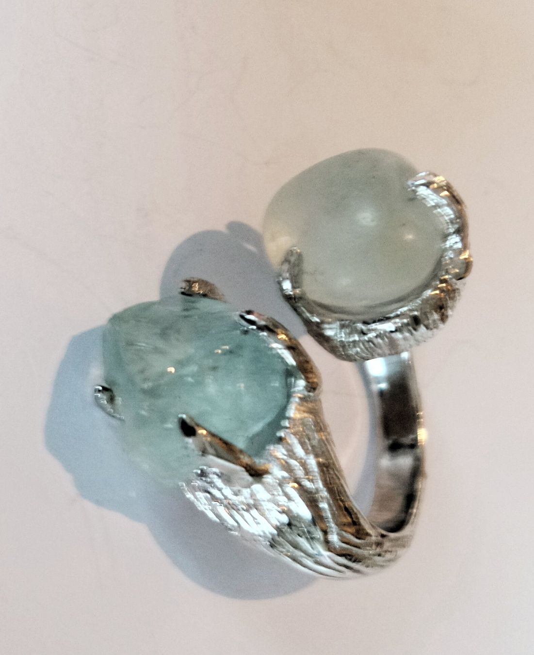 Ringe: Ungeschliffener Kristall und Calcit Ring – Neu (gemäss Beschreibung) aus Zürich von benedikt12 6