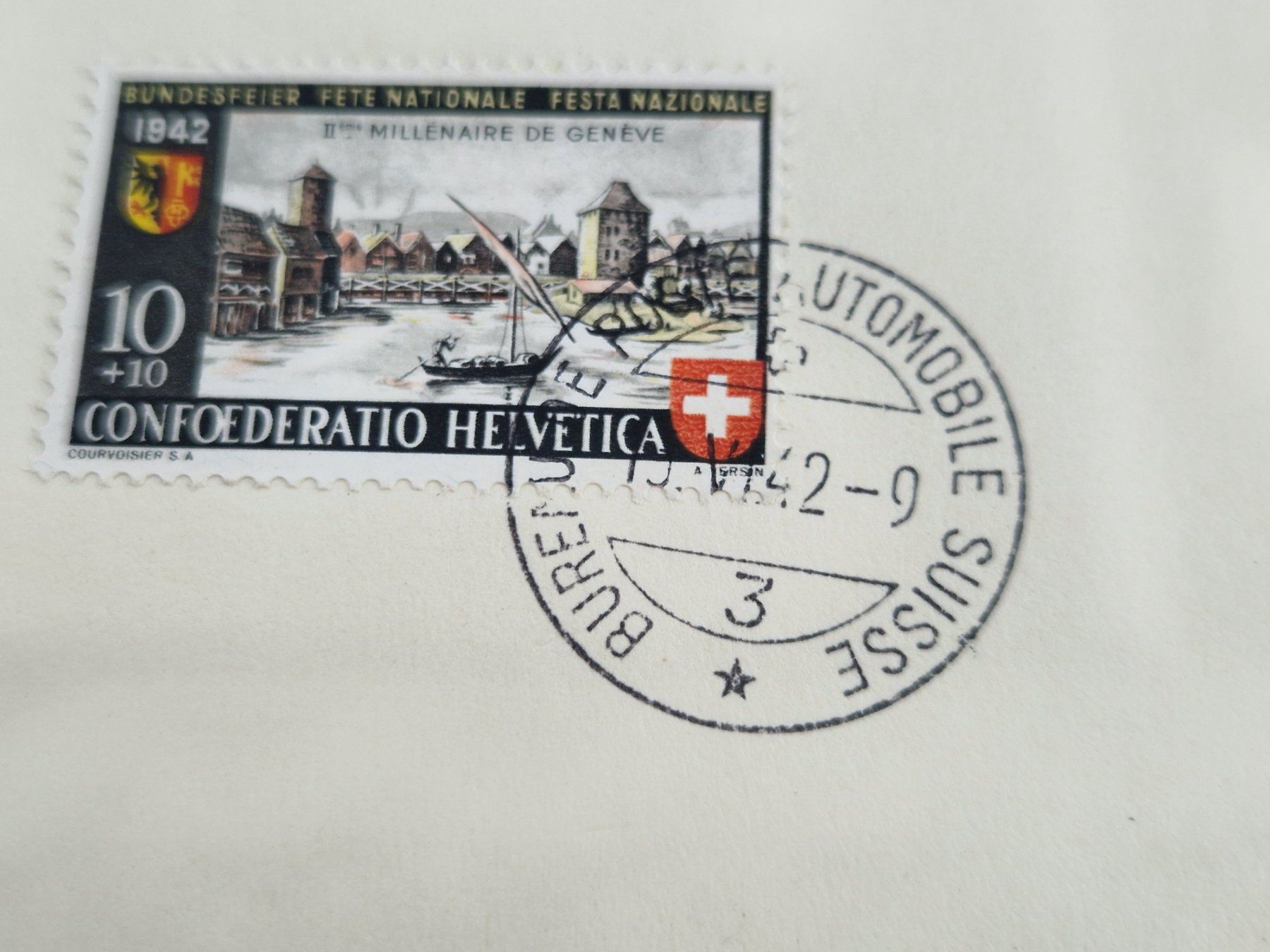 Tutti i francobolli: PP 15.6.42, ET – Usato da Burgdorf venduto da Glossy01 2