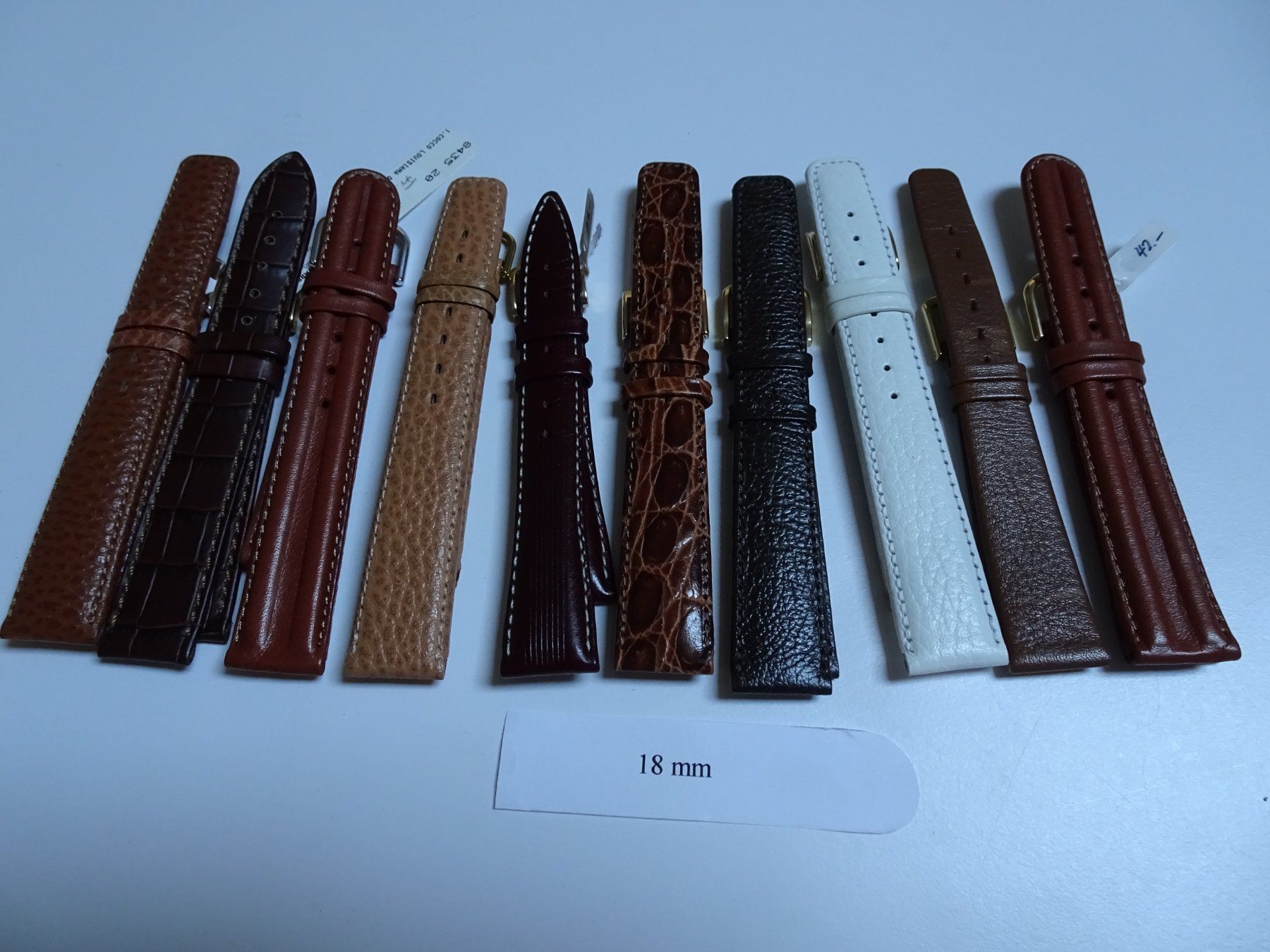 Bracciali & Braccialetti: Uhrenbänder aus Leder verschiedene Grössen – Nuovo (secondo la descrizione) da Winterthur venduto da Sintoras01 5