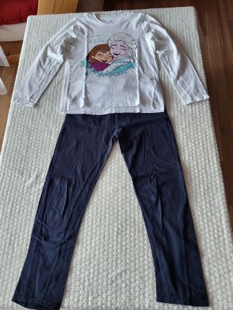 Kinder-Pyjama langarm: Anna & Elsa