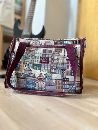 Handmade one-of-a-kind Diagin laptop bag
