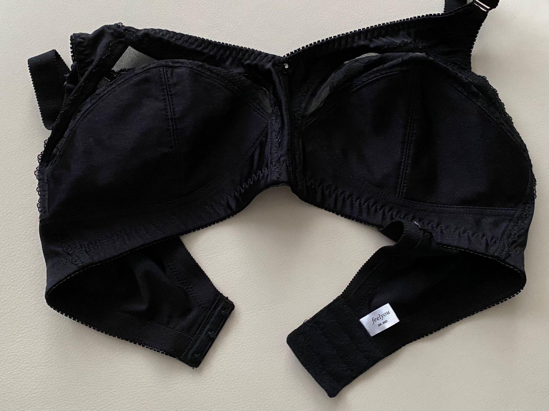 Altra biancheria intima: Feelyou schwarzer BH Gr. 85 D, bügellos – Nuovo (secondo la descrizione) da Dietlikon venduto da Trukaip 2