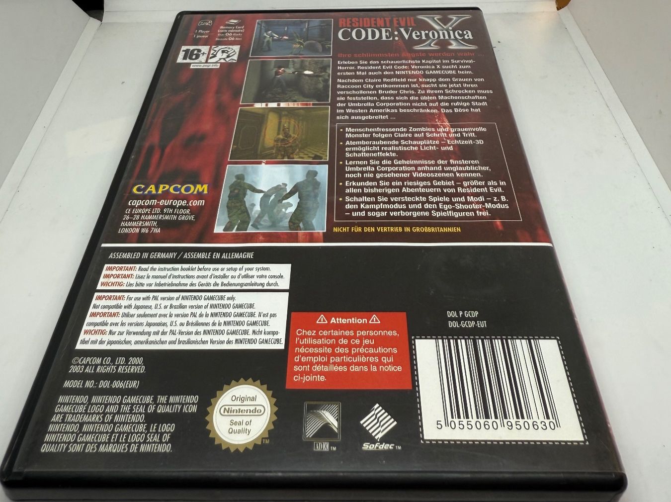 Nintendo Giochi: Resident Evil Code Veronica X Gamecube – Usato da Dietlikon venduto da NESFEVER 1