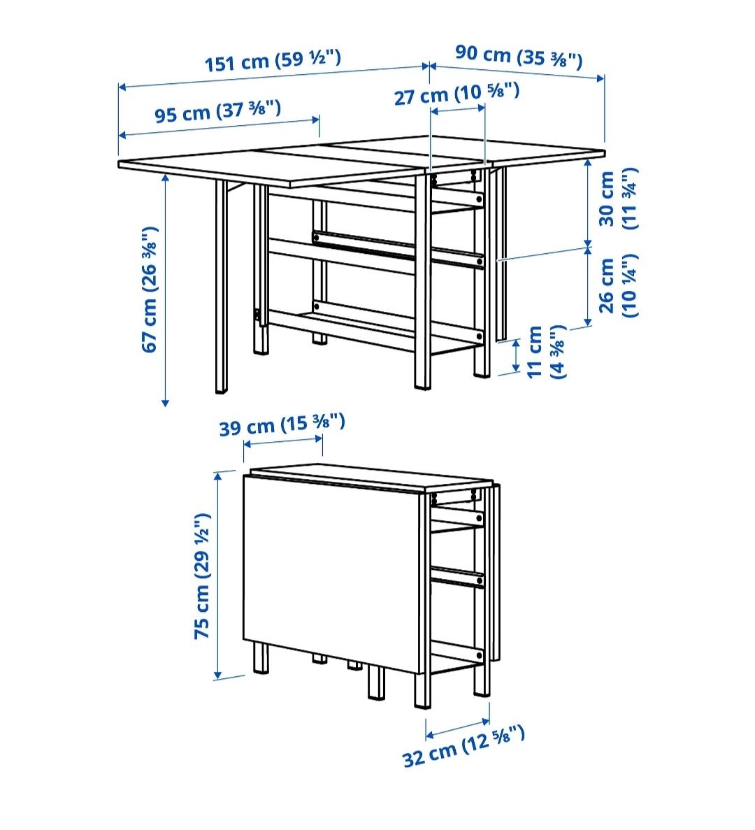 Tavoli: Vihals Ikea Klapptisch – Nuovo (secondo la descrizione) da Luzern venduto da carmona. 4