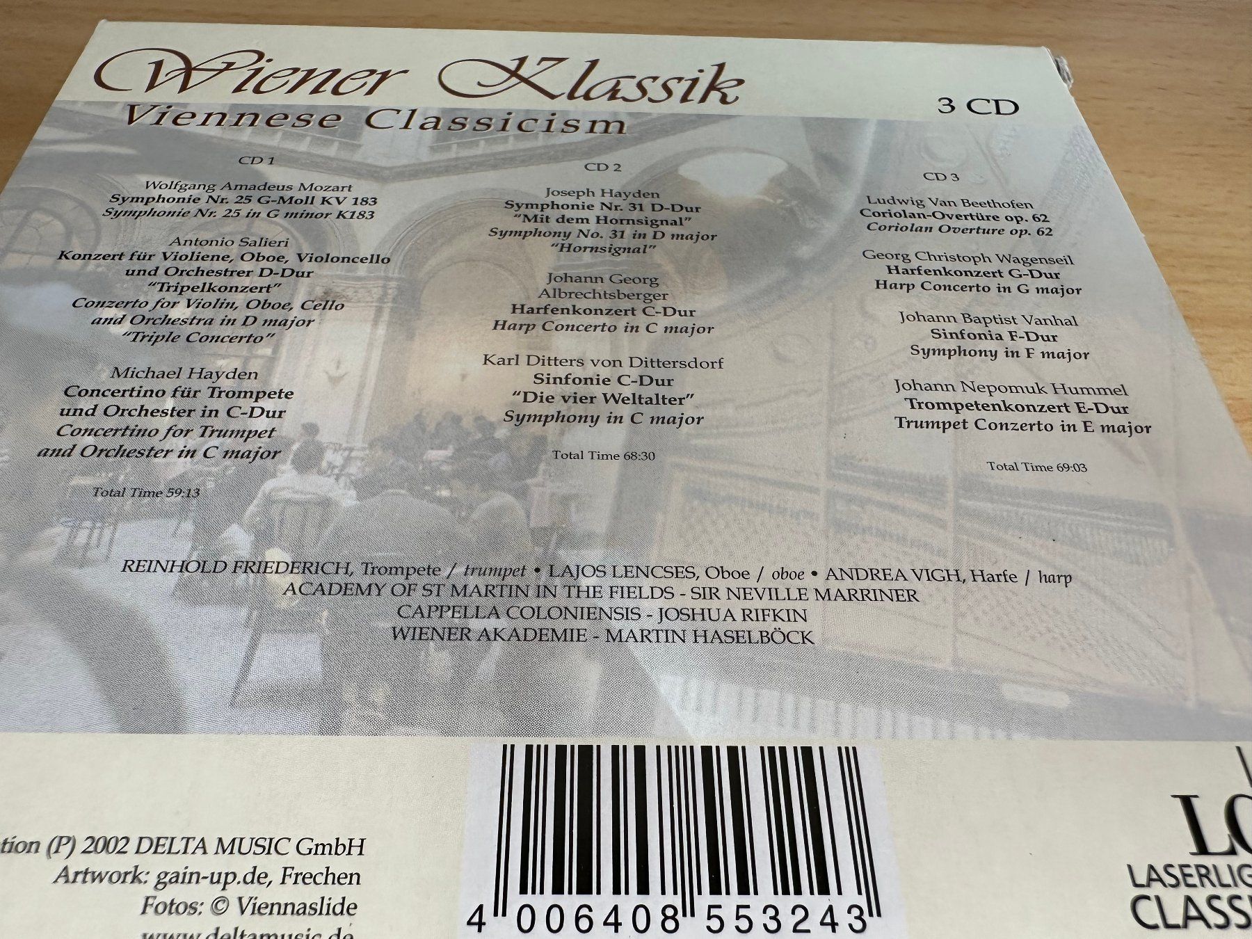 CD: Various - Wiener Klassik  - 3 CD – Usato da Rikon im Tösstal venduto da Alpenmutz 1