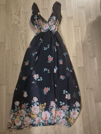 Elegant Floral Maxi Dress - MAR, Size M- Summer Ready!