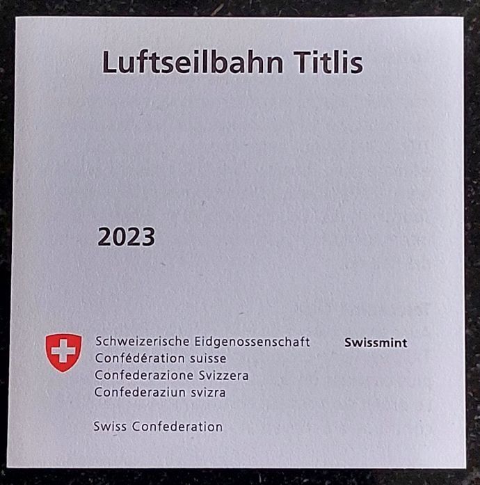 Tutti le monete: 20 Franken 2023 Silber pp Luftseilbahn Titlis Box – Nuovo (secondo la descrizione) da Arch venduto da moneyswiss 5
