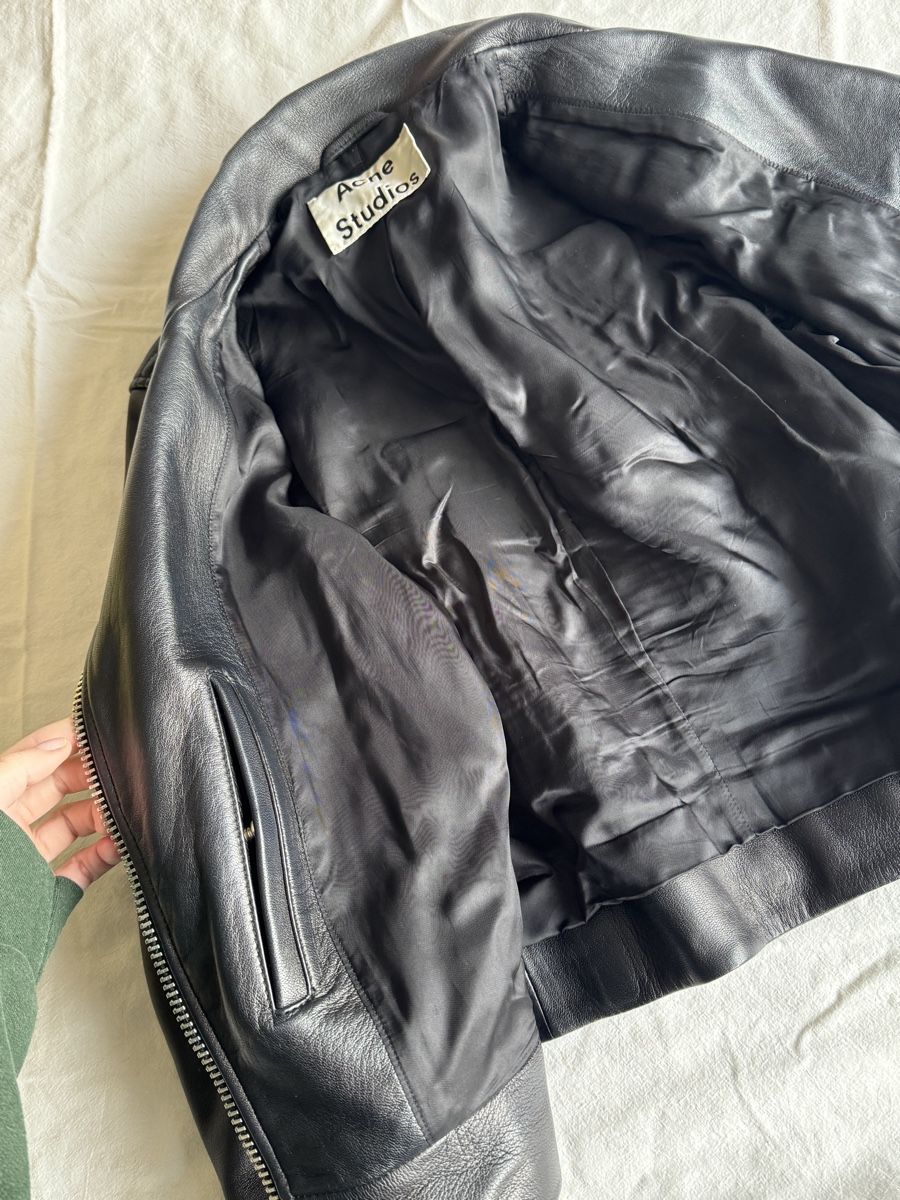 Acne Studios Giacche: Acne Studios Leather Jacket, size 36, biker style – Nuovo (secondo la descrizione) da Effretikon venduto da expiredrice 5