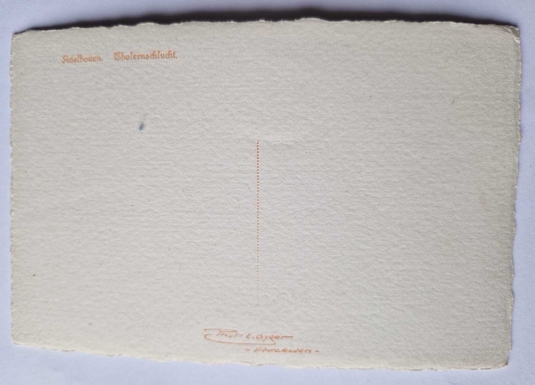 Cartoline postali: Adelboden Cholermaschlucht selten! – Nuovo (secondo la descrizione) da Melchnau venduto da Fishel 1