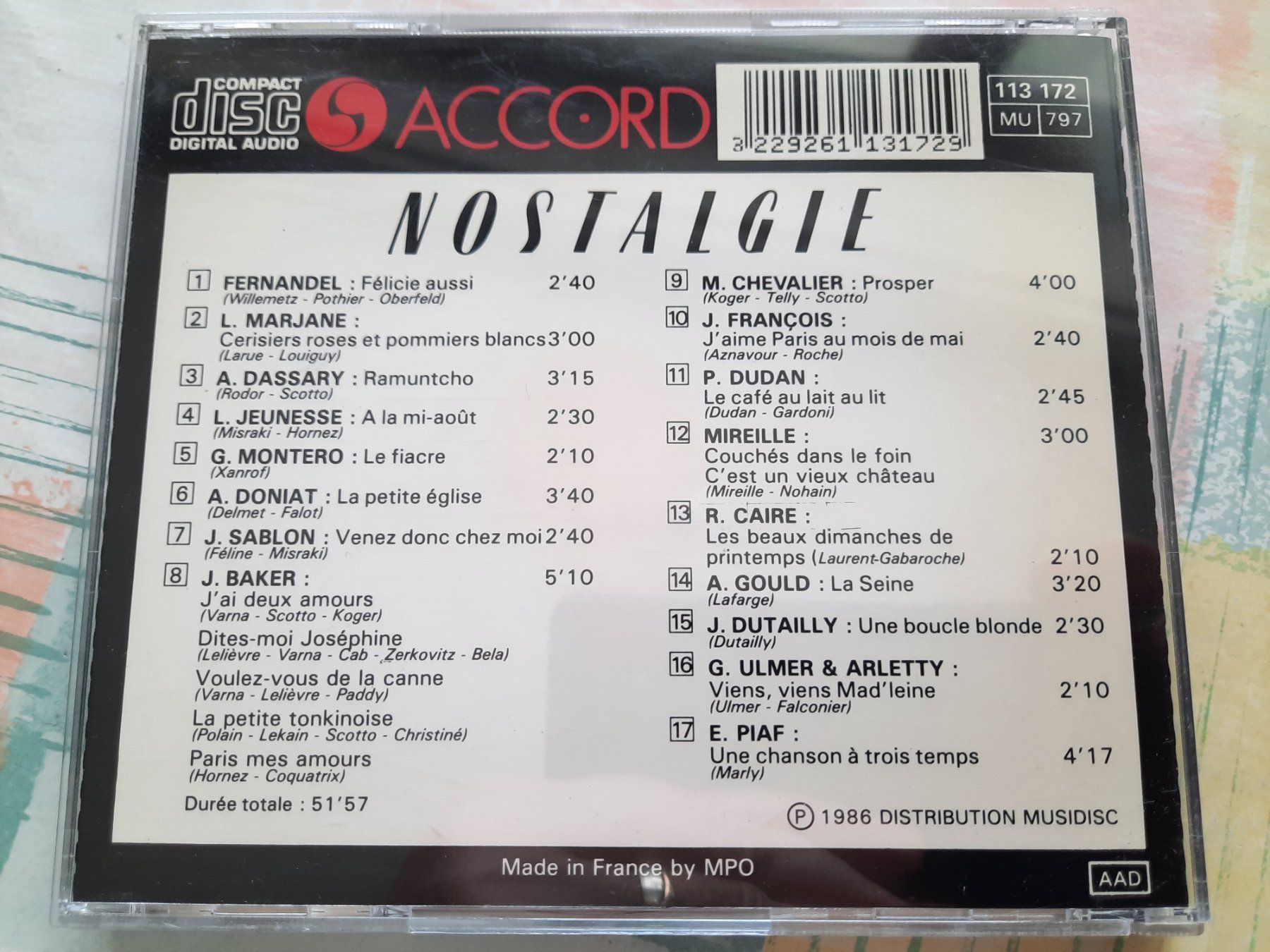 CD: Cd Nostalgie - Compilation  – Usato da Pully venduto da bro_n52j 2