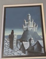 Tableau vintage: Château mystique.1941