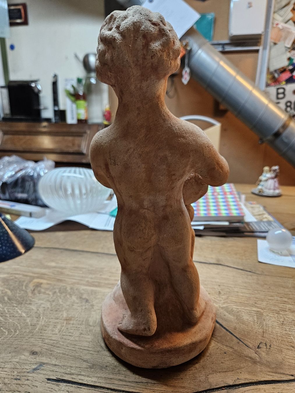 Figuren: Terrakotta Figur Putto mit Krug (D) – Gebraucht aus Rorschach von TimelessTrading 2