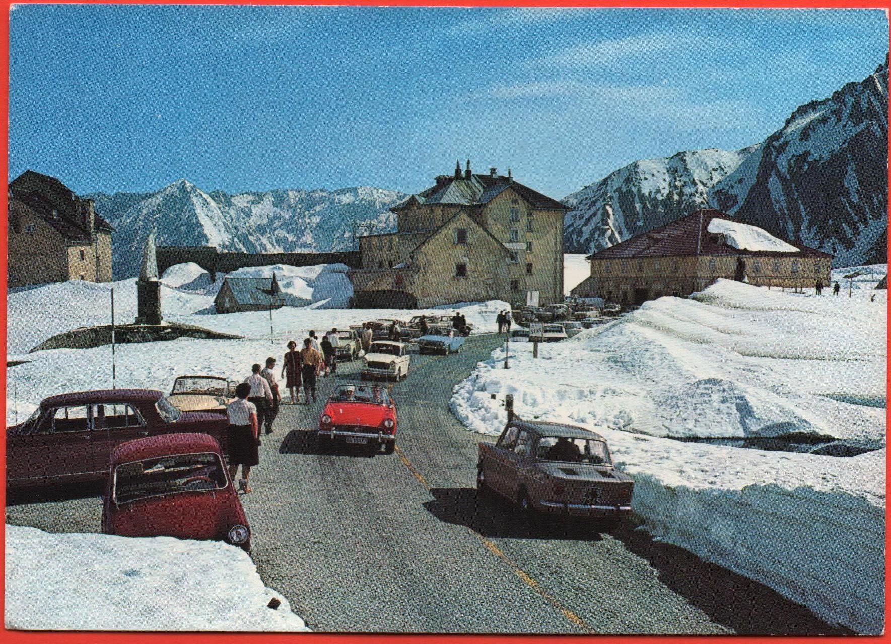 Cartoline postali: SAN GOTTARDO Gotthardhospiz, Auto – Nuovo (secondo la descrizione) da Jona venduto da philajona