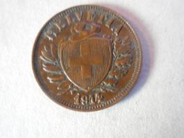 2 Rp. 1914 gute Erhaltung mit Patina