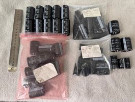 LOT Elektrolyt Kondensatoren gross 400V *NEU* Verstärker etc