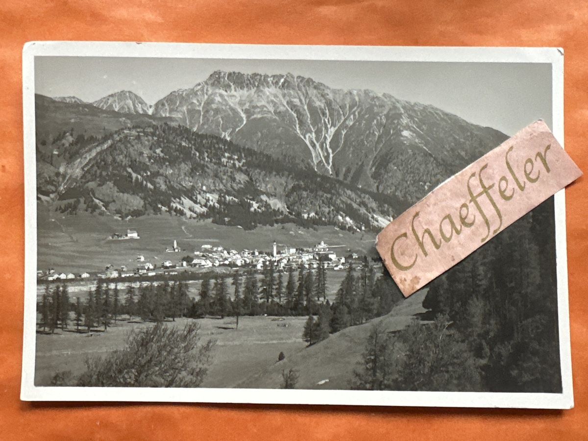 Cartoline postali: 1942 Samaden, Graubünden, Rarität – Usato da Zürich venduto da Chaeffeler