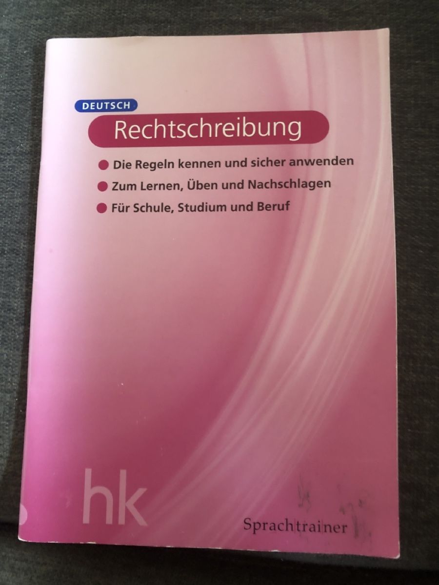 Bücher: Buch / Heft Rechtschreibung , Deutsch – Gebraucht aus Balsthal von Katzenfan99