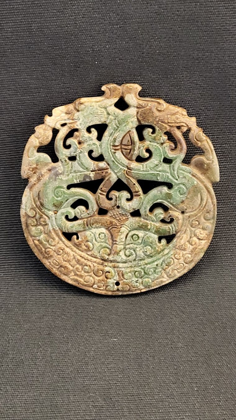 Figurines: Stein-Schnitzerei mit Drachenmotiv "III" – D'occasion à Basel par spinne02 2