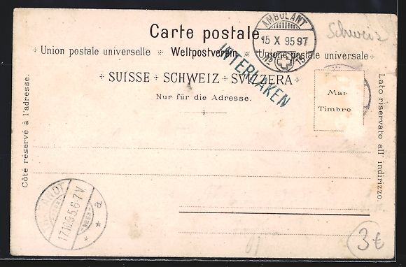 Ansichtskarten: Litho Kleine Scheidegg-Wengernalp, Hotel – Gebraucht aus Berlin von bartko-reher 1