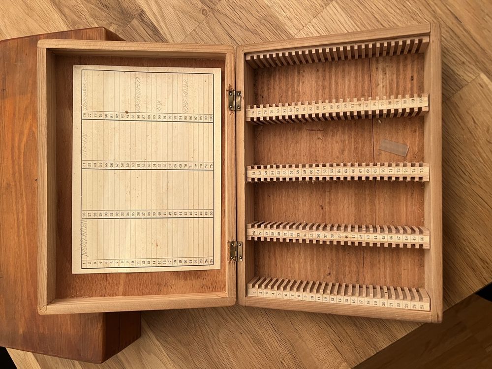 SMAZDFXX Holz Aufbewahrungsbox Lavendelfeld-Design - Akazien Schmuckkoffer Vintage