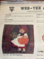 WEB-TEX Stickbild Rotkäppchen zum selber Aussticken