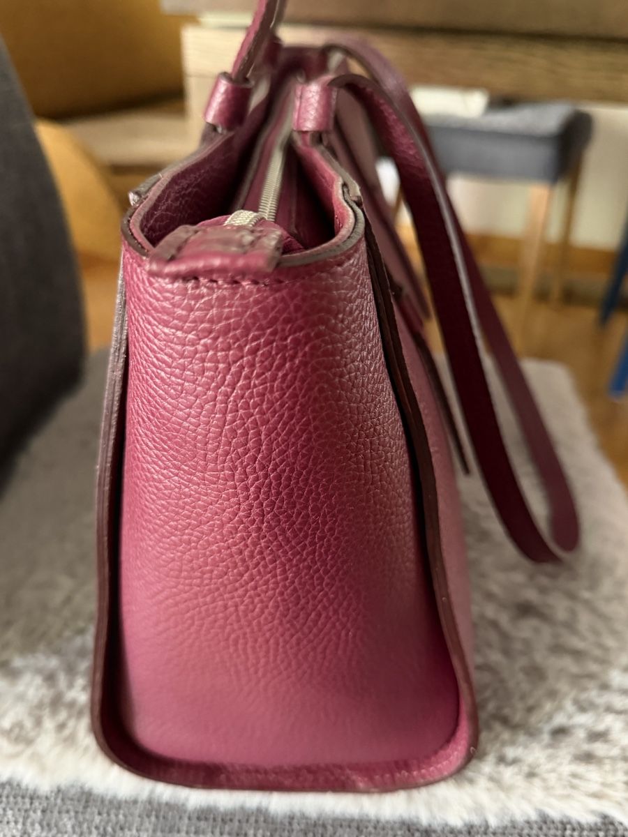 Borse da donna: Umhängetasche Leder dunkelrot – Nuovo e nell'imballaggio originale da Koblenz venduto da Pumuckl70 3