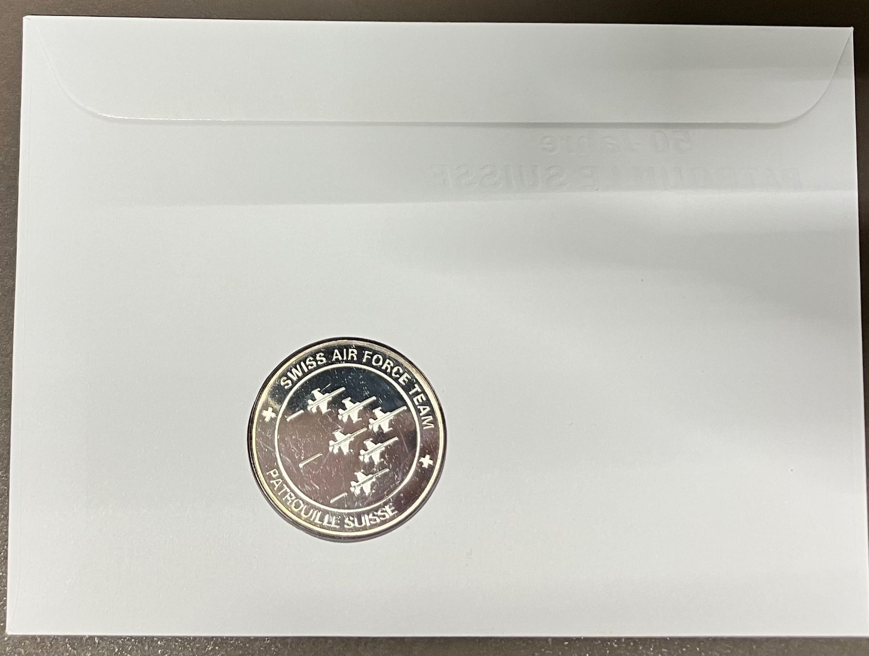 Medaglie: Patrouille Suisse  Numisbrief versilberte Medaille 2013 – Usato da Merenschwand venduto da Garfield2026 3