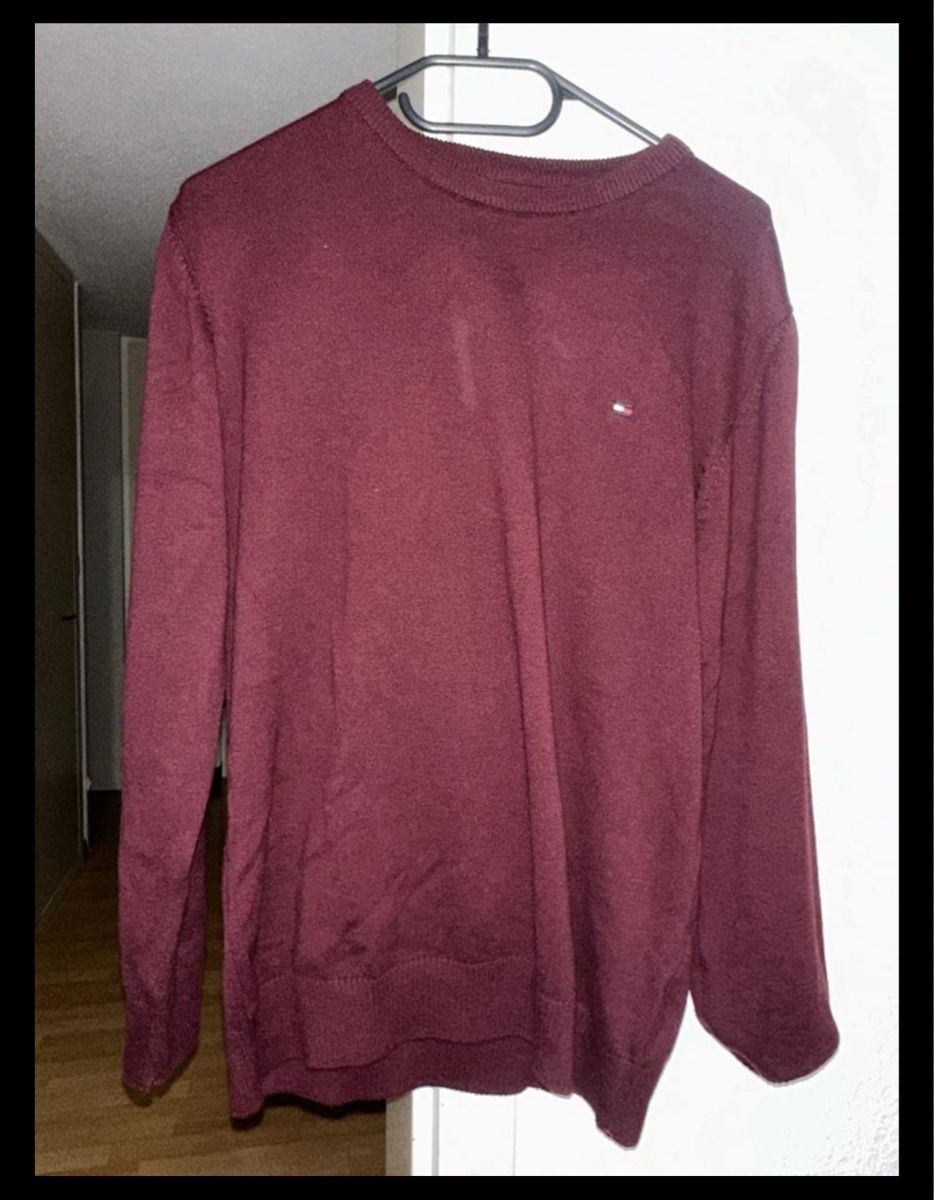 Tommy Hilfiger Maglioni & Felpe: Tommy Hilfiger Pullover Gr. L, weinrot, Herbstpulli – Nuovo (secondo la descrizione) da Wattwil venduto da betsar.13