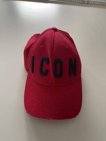 Dsquared2 ICON Cap, Rot, neu, oryginal