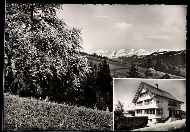 Cartoline postali: Ulisbach / Wattwil, Gasthaus und Bäcker – Usato da Berlin venduto da bartko-reher