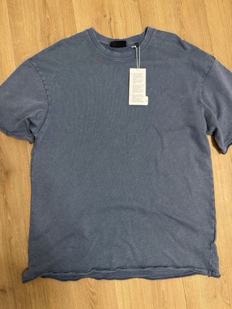 T-Shirt Vintage Waschung Dunkelblau Grösse L neu