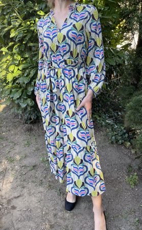 Dixie Abito fantasia floreale -tgM/L👌feste- vacanze