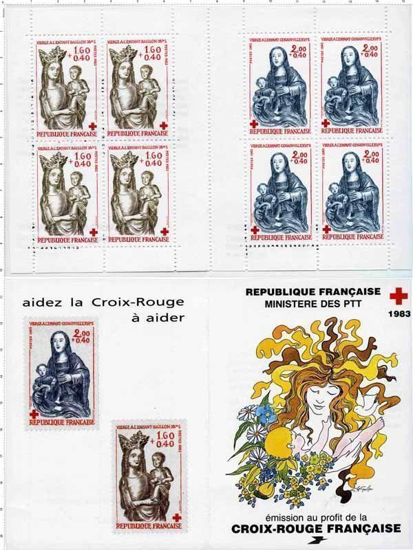 Tutti i francobolli: () Carnet Croix-Rouge 1983 (num. Y&T 2032) – Nuovo e nell'imballaggio originale da Lausanne venduto da ffhoud