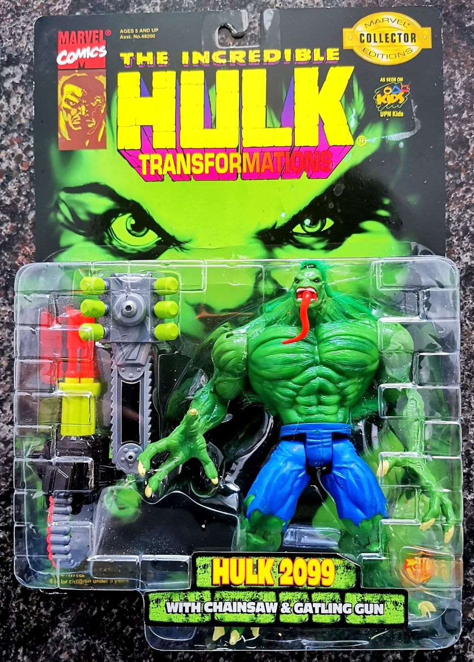 Marvel Statuette: Hulk 2099 Action Figur Transformations 1997 Marvel ToyBiz – Nuovo e nell'imballaggio originale da Rorschach venduto da Actionvintage789