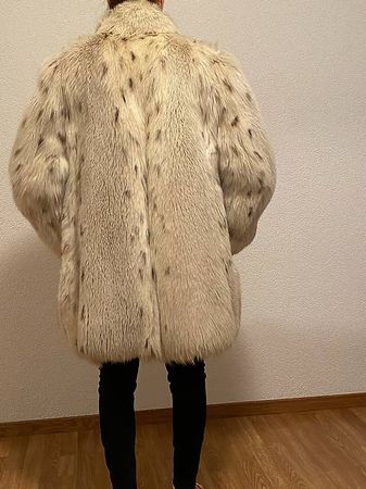 Neuwertiger Silberfuchs Echtpelz Mantel sehr schön+elegant