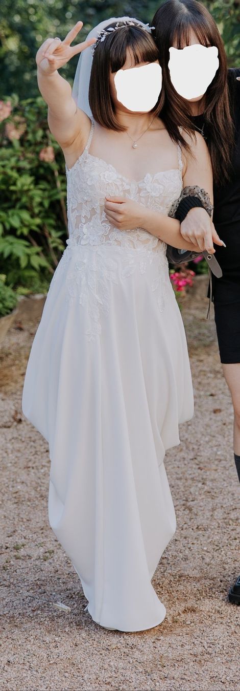 Vestiti: Hochzeitskleid White Kami inkl. Schleier – Usato da Neuhausen venduto da alcopops91 6