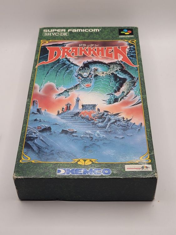Jeu Super Drakkhen Super Famicom - Bon état, Complet