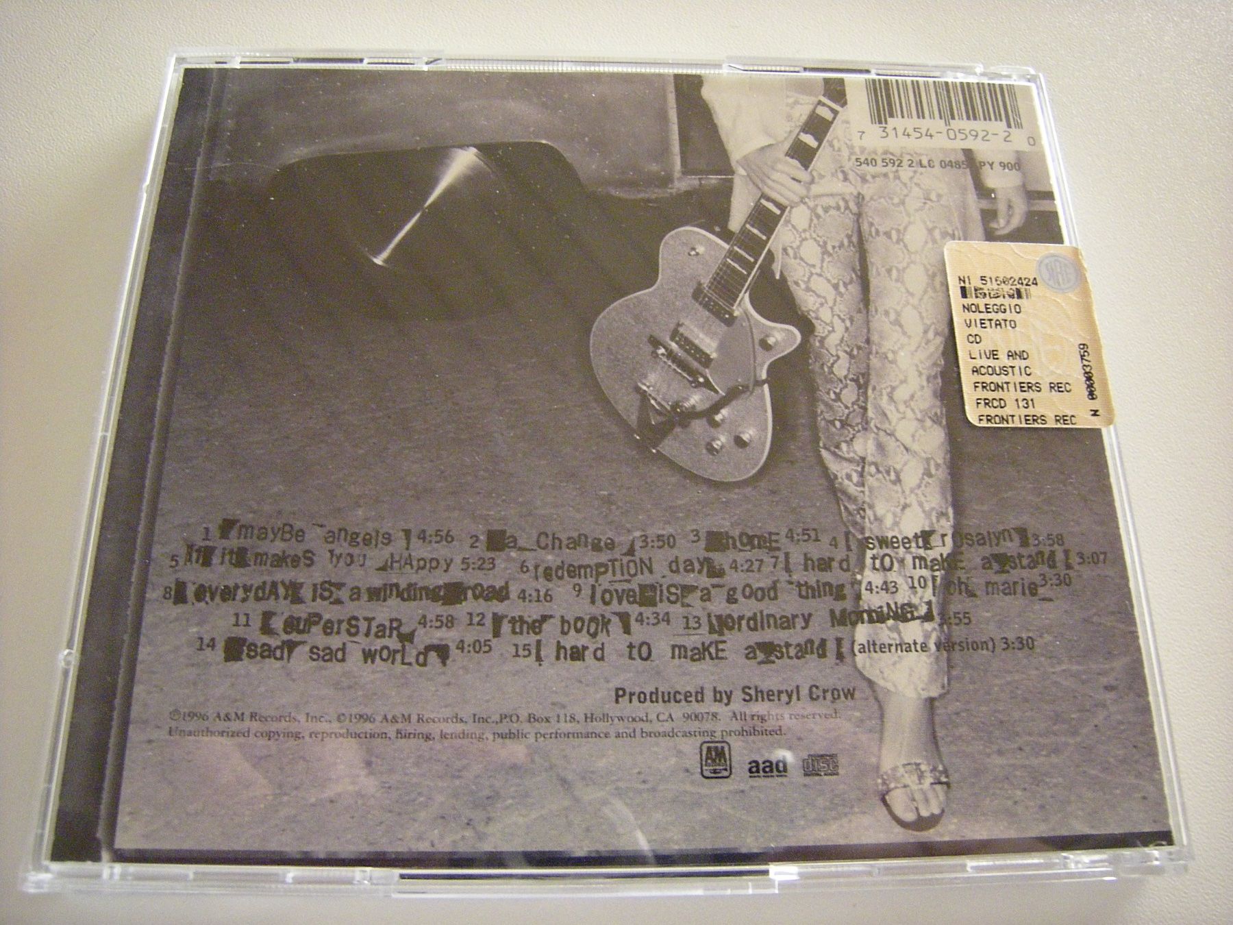 CD: SHERYL CROW – Usato da Basel venduto da Ceebee62 1