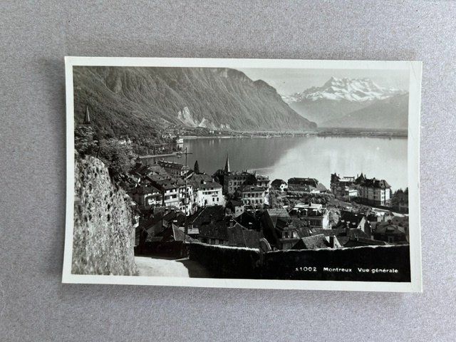 Ansichtskarten: Postkarte alt, Montreux – Gebraucht aus Niederwil AG von dahu75