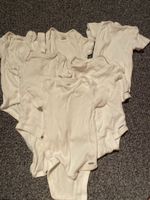 6 xGerber weiss Baby Body 0-3 Monaten