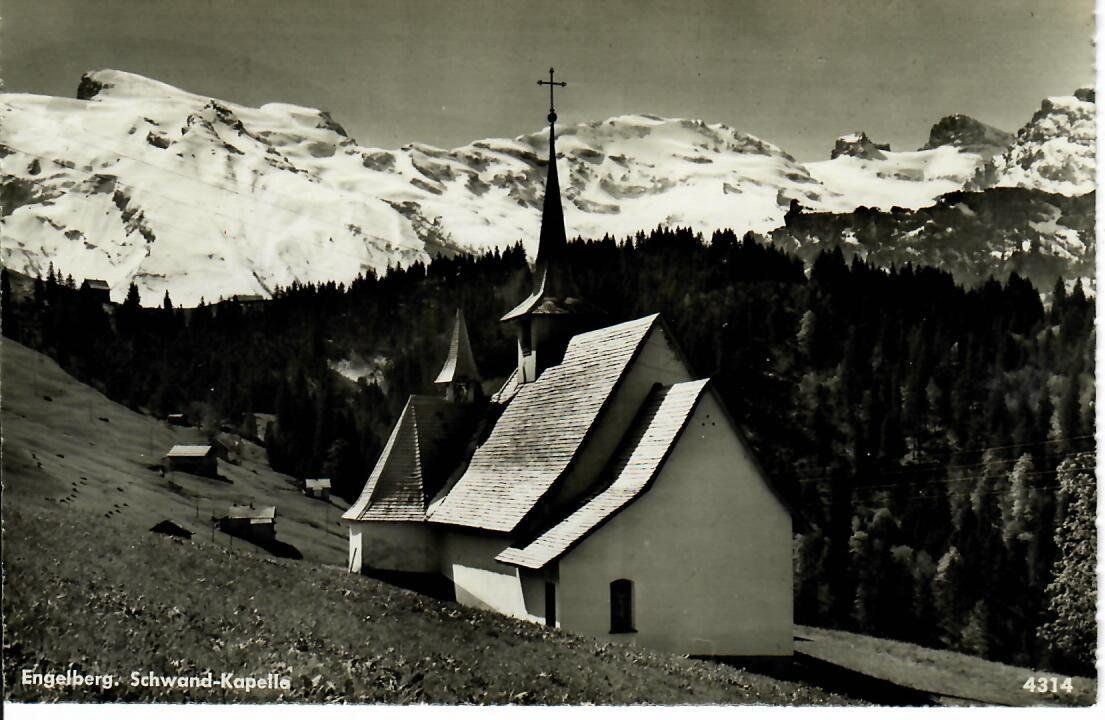 Cartoline postali: Engelberg Schwand Kapelle – Usato da Hochdorf venduto da Ziegel-16