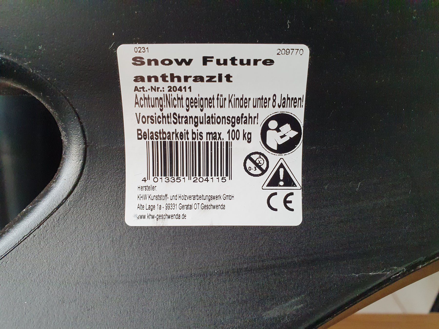 Schlitteln: KHW Bob Schlitten „Snow Future“, Lenkschlitten – Neu (gemäss Beschreibung) aus Beinwil am See von  1
