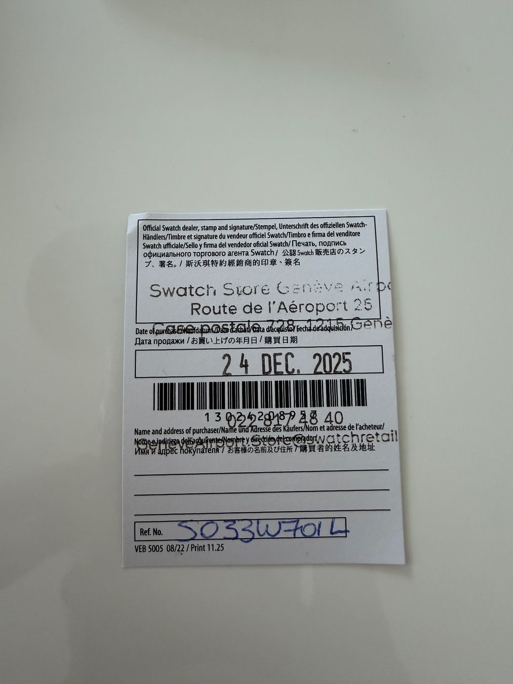 Swatch Orologi: Omega x Swatch MoonSwatch Cold Moon NEUVE Full Set – Nuovo e nell'imballaggio originale da Martigny venduto da inf_v8zb 3