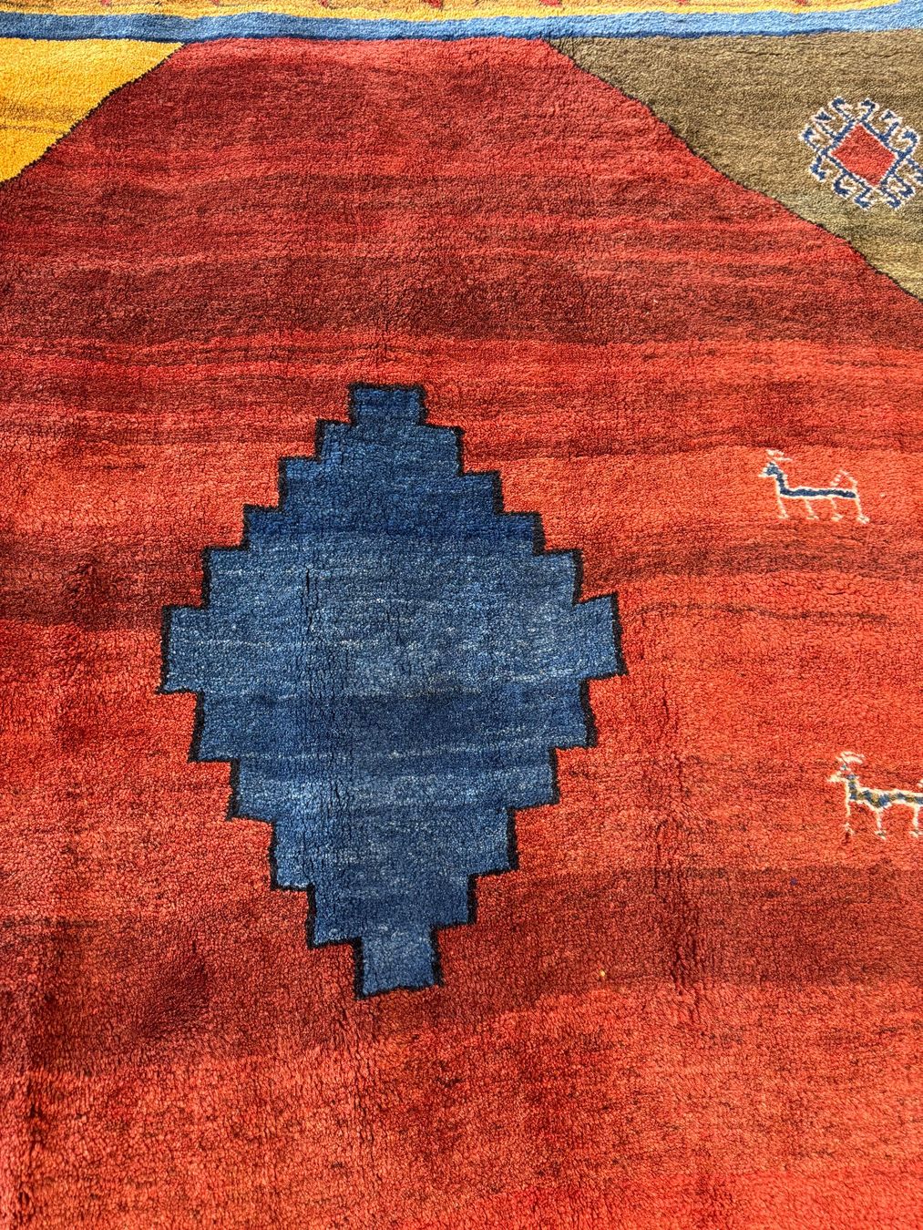 Gabbeh Tappeti: Gabbeh Teppich, Handgeknüpft, 200x200cm – Nuovo (secondo la descrizione) da Liestal venduto da galerie_nategh 7