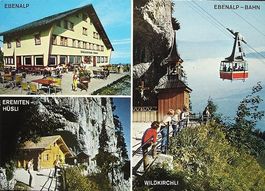 Berggasthaus EBENALP Luftseilbahn Wasserauen-Ebenalp